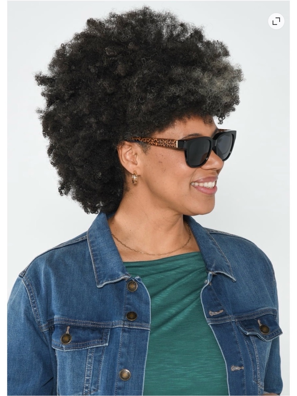 Foster Grant Solar Shield Dioptics Animal Print Fashion Sunglasses - NWT - Picture 4 of 6